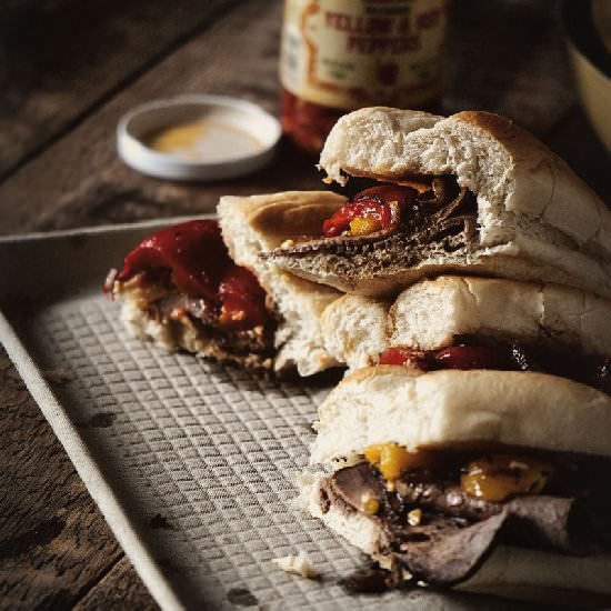 Chicago Italian Beef Sandwich