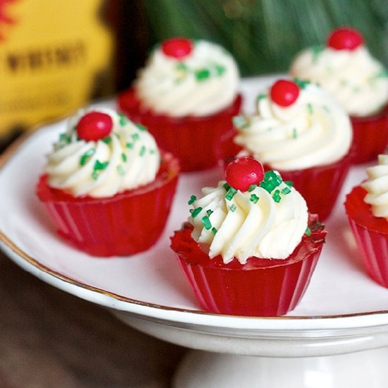 Fireball Jello Shot Cupcakes