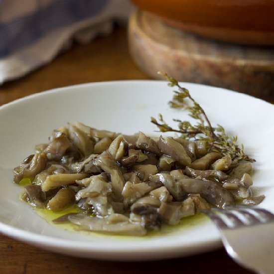 Oyster Mushroom with Thyme