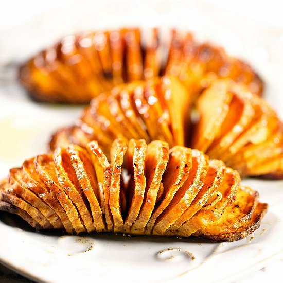 Hasselback Sweet Potatoes