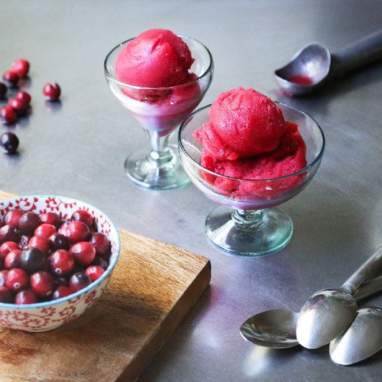 Cranberry Sorbet