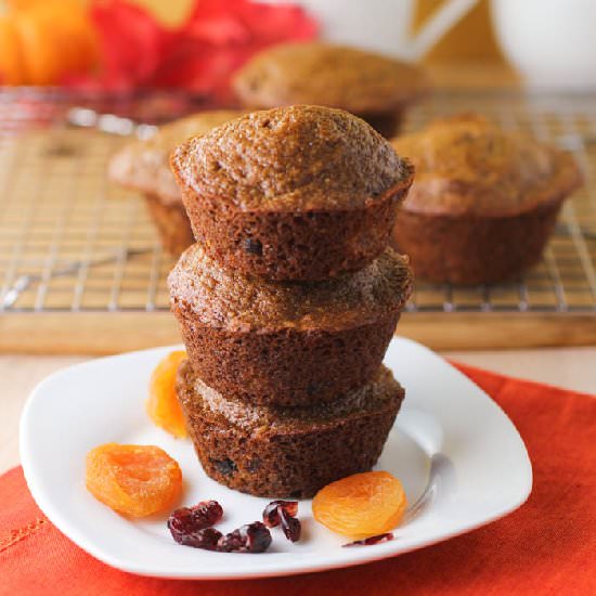 Naturally Good Fruitcake Muffins