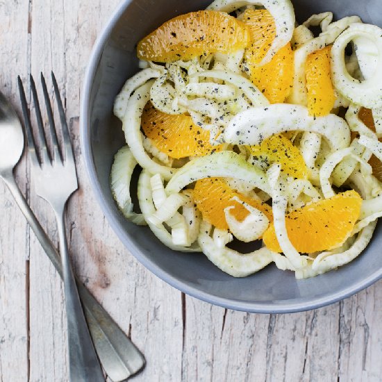 Fennel and orange salad