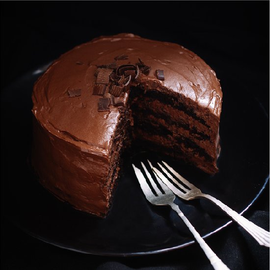 Chocolate birthday cake