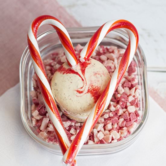 Peppermint French Macarons