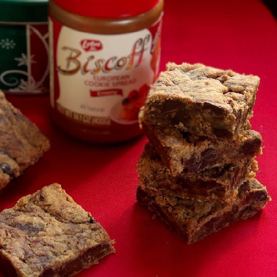 Cookie Butter Blondies