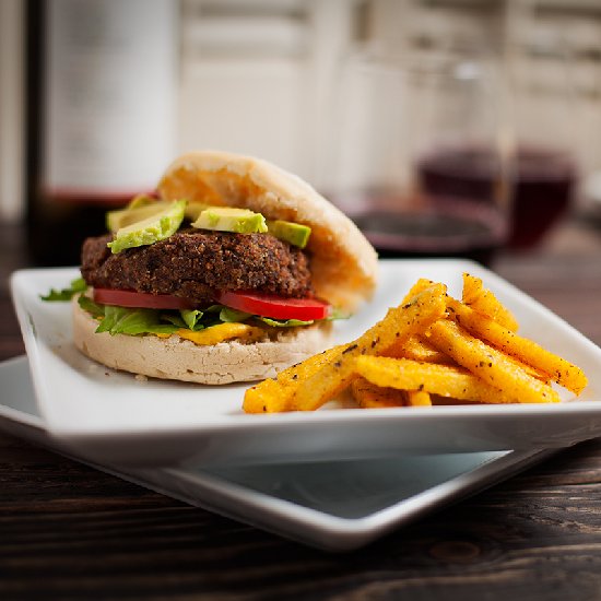 Black Bean & Quinoa Burger