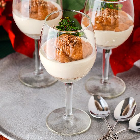 Persimmon Cheesecake in a Glass