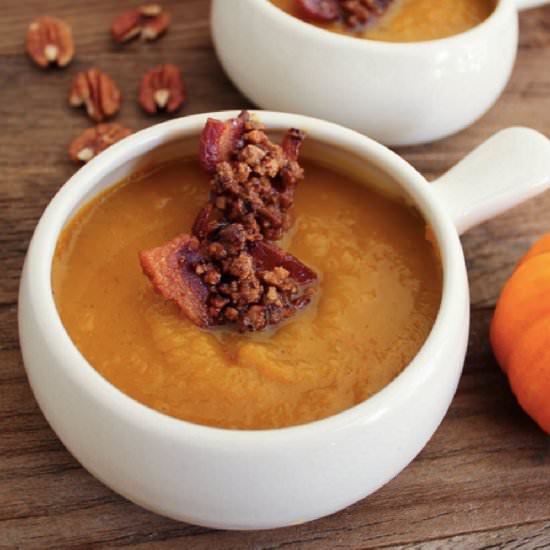 Harvest Pumpkin Soup w/Bacon