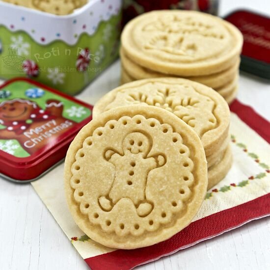 Shortbread Stamped Cookies