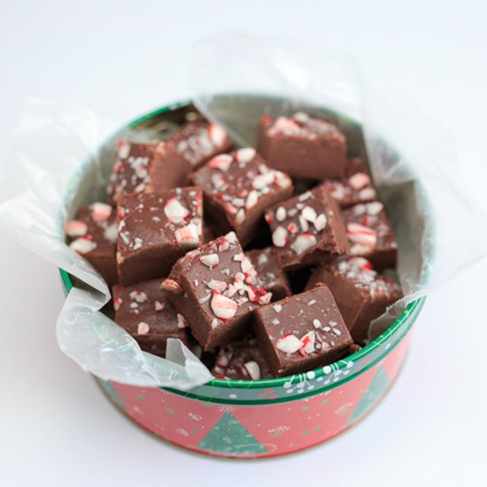 Chocolate Peppermint Fudge