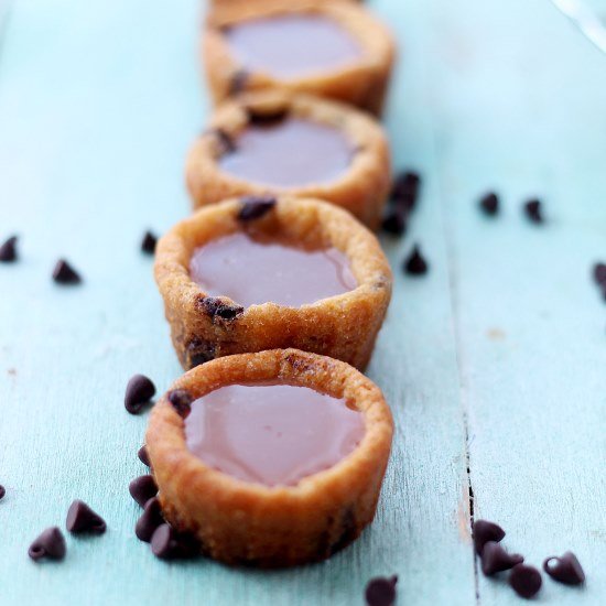 Salted Caramel Cookie Cups