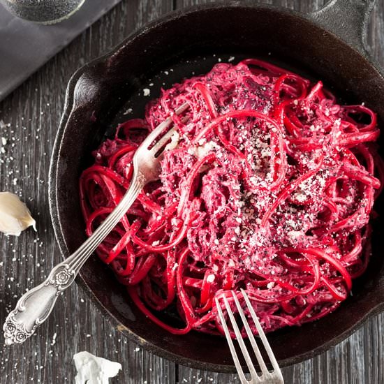 Pasta with Roasted Beets