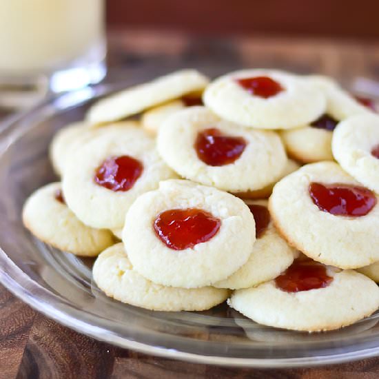 Classic Thumbprint Cookies