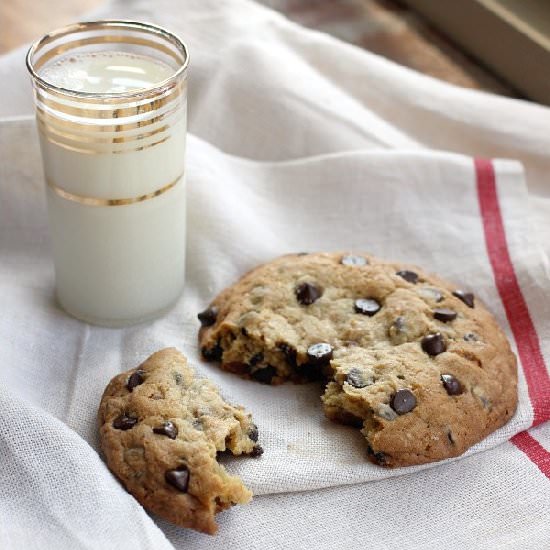 Giant Chocolate Chip Cookie