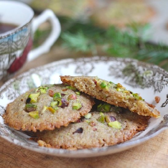 Pistachio Cardamom Cookies