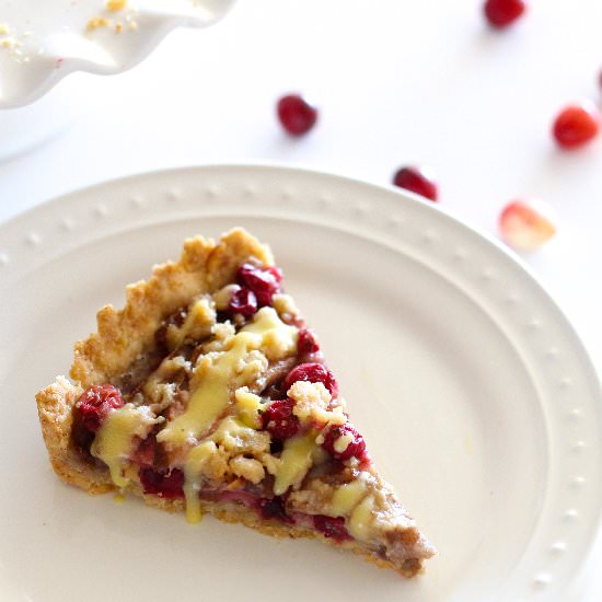 Cranberry Pear Tart