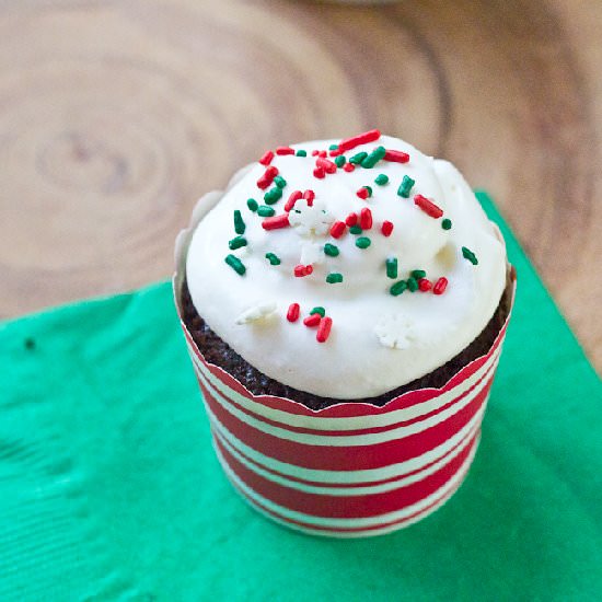 Peppermint Mocha Cupcakes