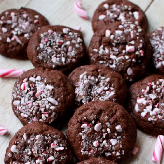 Peppermint Chocolate Cookies