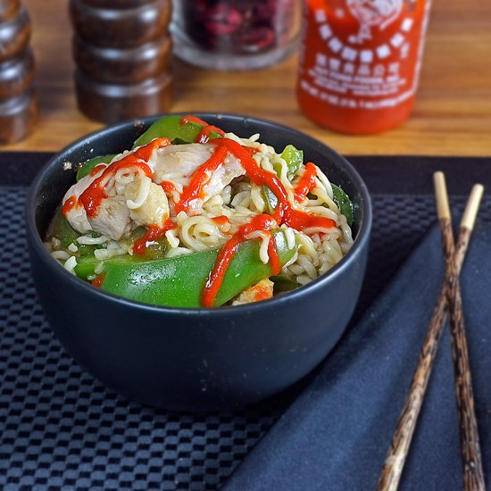 Chicken Stir Fry with Ramen