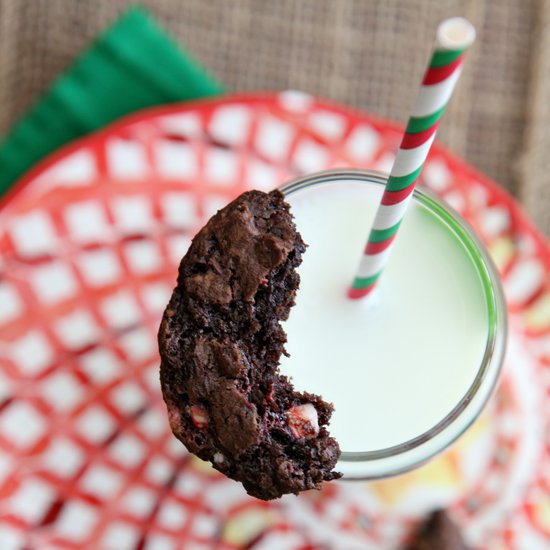 Peppermint Dark Chocolate Cookies