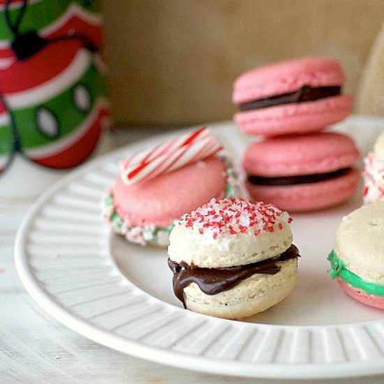 Christmas Macarons 4 Ways