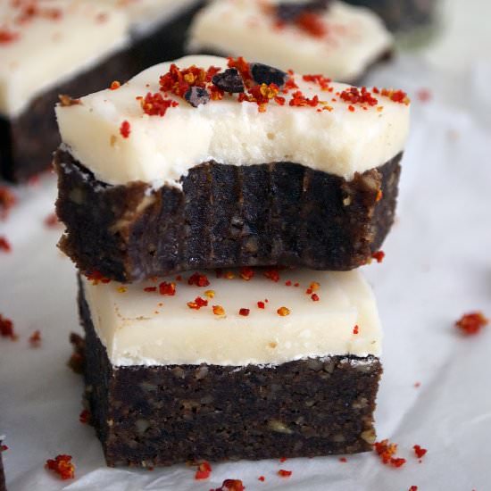 Healthy Peppermint Brownies