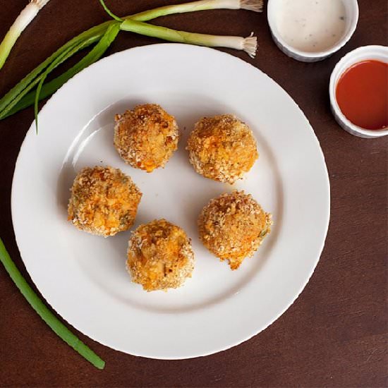 Baked Buffalo Chicken Balls