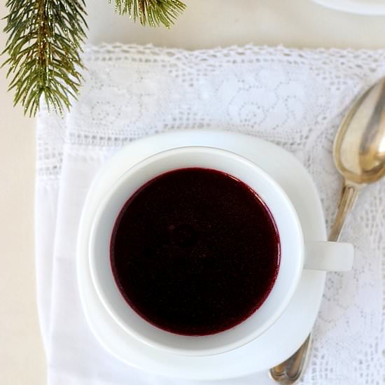 Beetroot Sourdough Soup