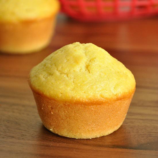 Bakery-Style Cornbread Muffins