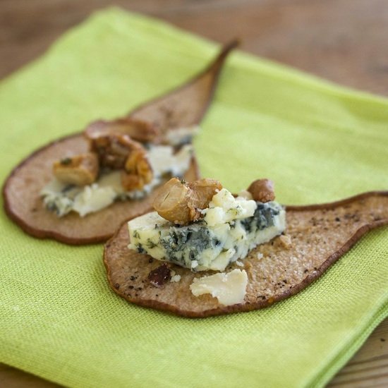 Pear Chips with Blue Cheese