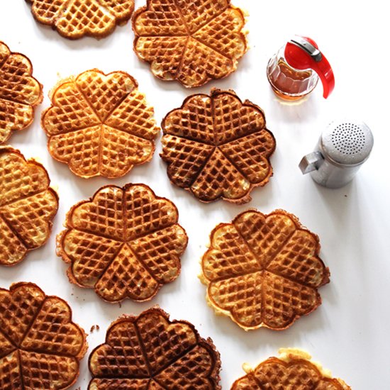 Brown Butter Yeast Waffles