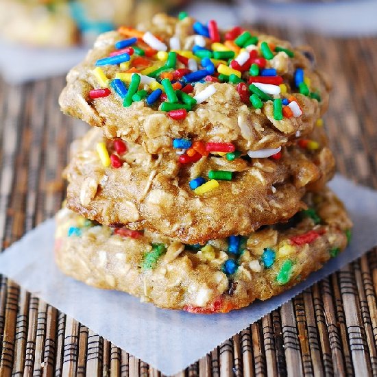 Low Fat Banana Oatmeal Cookies!