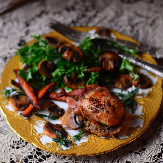 Quail aux Canapés