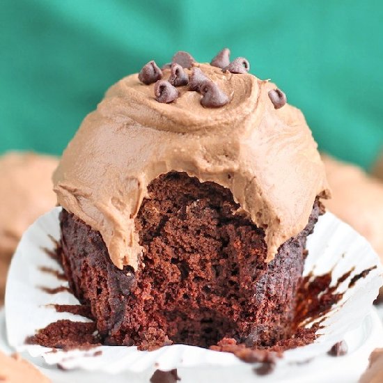 Skinny Chocolate Cupcakes