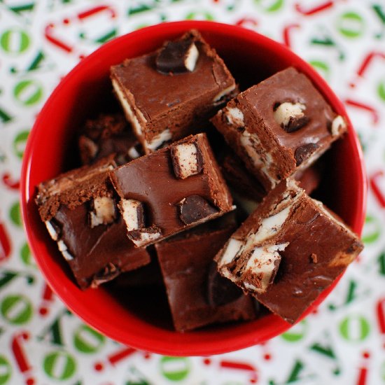 Peppermint Patty Fudge