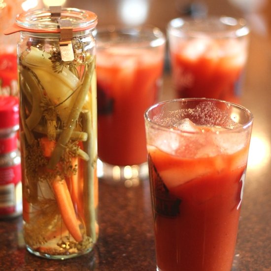 Spicy Pickled Veggies