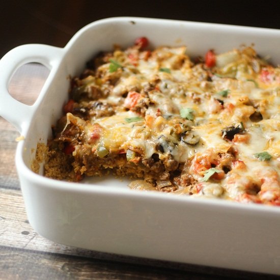 Beefy Nacho Casserole