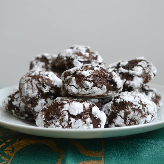 Chocolate Crinkle Cookies