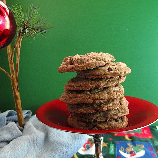 Brown Butter Toffee Chip Cookies