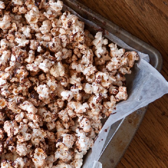 Chocolate Covered Bacon Fat Popcorn