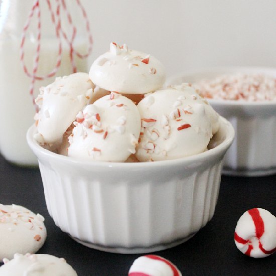 Peppermint Meringues