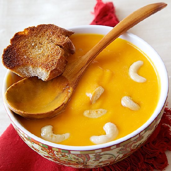 Pumpkin Bell Pepper Lentil Soup