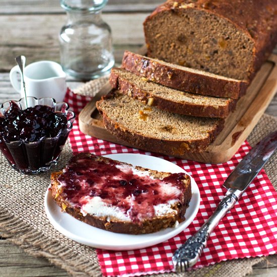 Yogurt and Molasses Bread w Walnuts