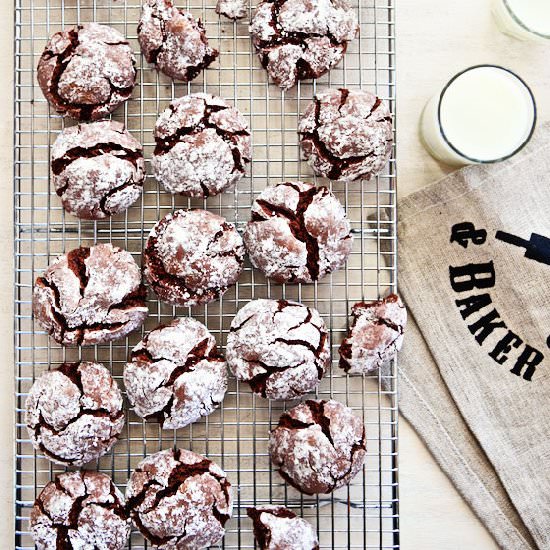 Chocolate Crinkle Cookies