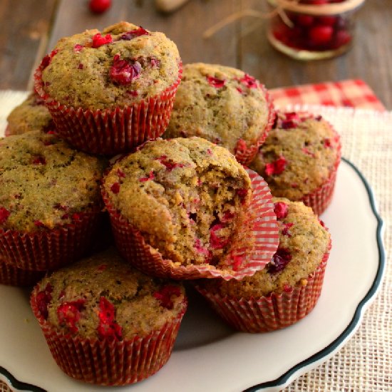 Cranberry Orange Nut Muffins