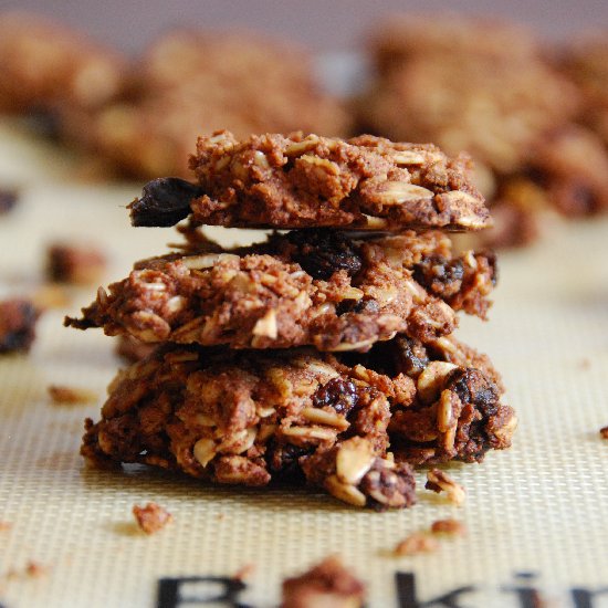 Cozy Honey-Cinnamon Oatmeal Cookies