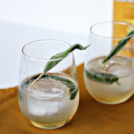 Honey Sage Whiskey Elixir