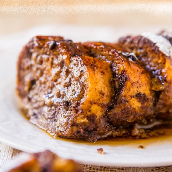 Overnight Gingerbread French Toast