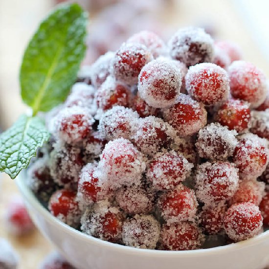 Sugared Cranberries